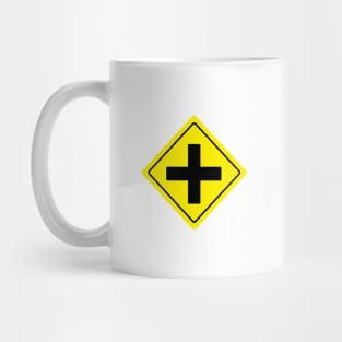 Crossroad Intersection Sign Mug